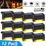 Outdoor Solar Step Lights 4/6 pcs