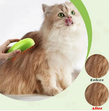 Pet Steam Grooming Brush