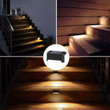 Outdoor Solar Step Lights 4/6 pcs