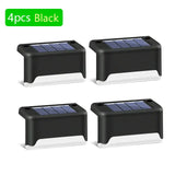 Outdoor Solar Step Lights 4/6 pcs