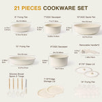 21-Piece Nonstick Cookware Set