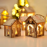 Wooden House Lamps