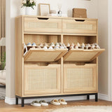 Shoe Storage Cabinet with Drawers