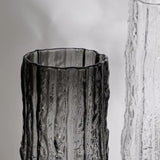 Transparent Cylindrical Glass Vase