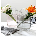 Handbag Shape Glass Vase