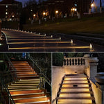 Outdoor Solar Step Lights 4/6 pcs