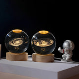 3D Moon Crystal Ball Lamp