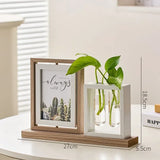 Wooden Rotatable Photo Frame