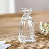 Wedding Embossed Glass Flower Vase