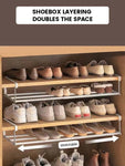 Hanging Shoe Basket Organizer