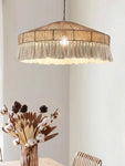 Retro Rattan Pendant Lamps Light