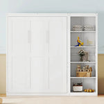 Queen Murphy Bed with Shelves