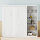 Queen Murphy Bed with Shelves