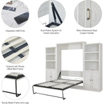 Queen Murphy Bed with Storage