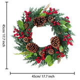 Red Berry Christmas Wreaths