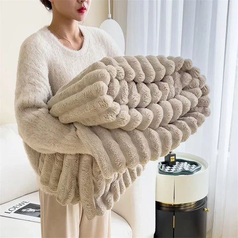 Luxury Faux Fur Velvet Blanket