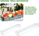 Acrylic Rectangular Centerpiece Vase