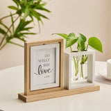 Wooden Rotatable Photo Frame