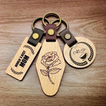 Custom Engraved Wooden Keychain