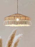 Retro Rattan Pendant Lamps Light