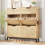 Shoe Storage Cabinet with Drawers