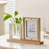 Wooden Rotatable Photo Frame