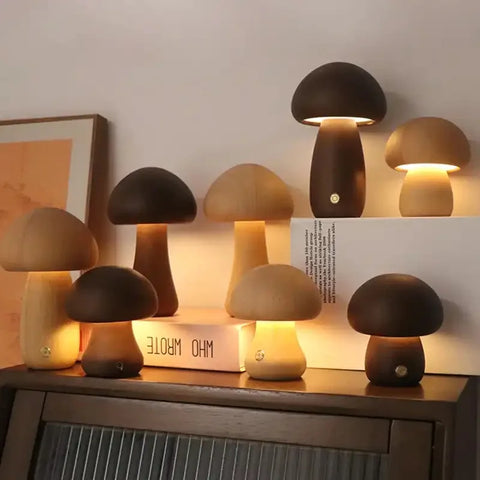 LED Mushroom Night Light