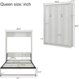 Queen Murphy Bed with Storage