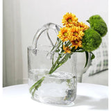 Handbag Shape Glass Vase