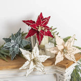 Poinsettia Flower Christmas Decoration