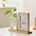 Wooden Rotatable Photo Frame