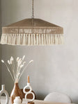 Retro Rattan Pendant Lamps Light