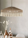 Retro Rattan Pendant Lamps Light