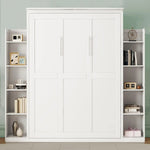Queen Murphy Bed with Shelves