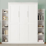 Queen Murphy Bed with Shelves