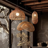 Vintage Rattan Pendant Light