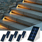 Outdoor Solar Step Lights 4/6 pcs