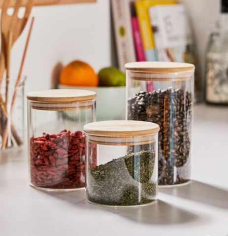 NewRay High Borosilicate Glass Jars: Ideal for Food Storage